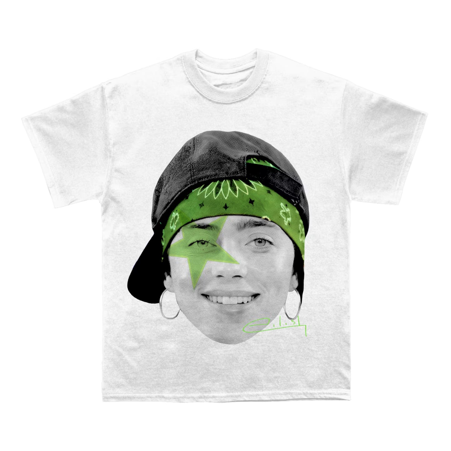 Billie Eilish Star Face T-shirt