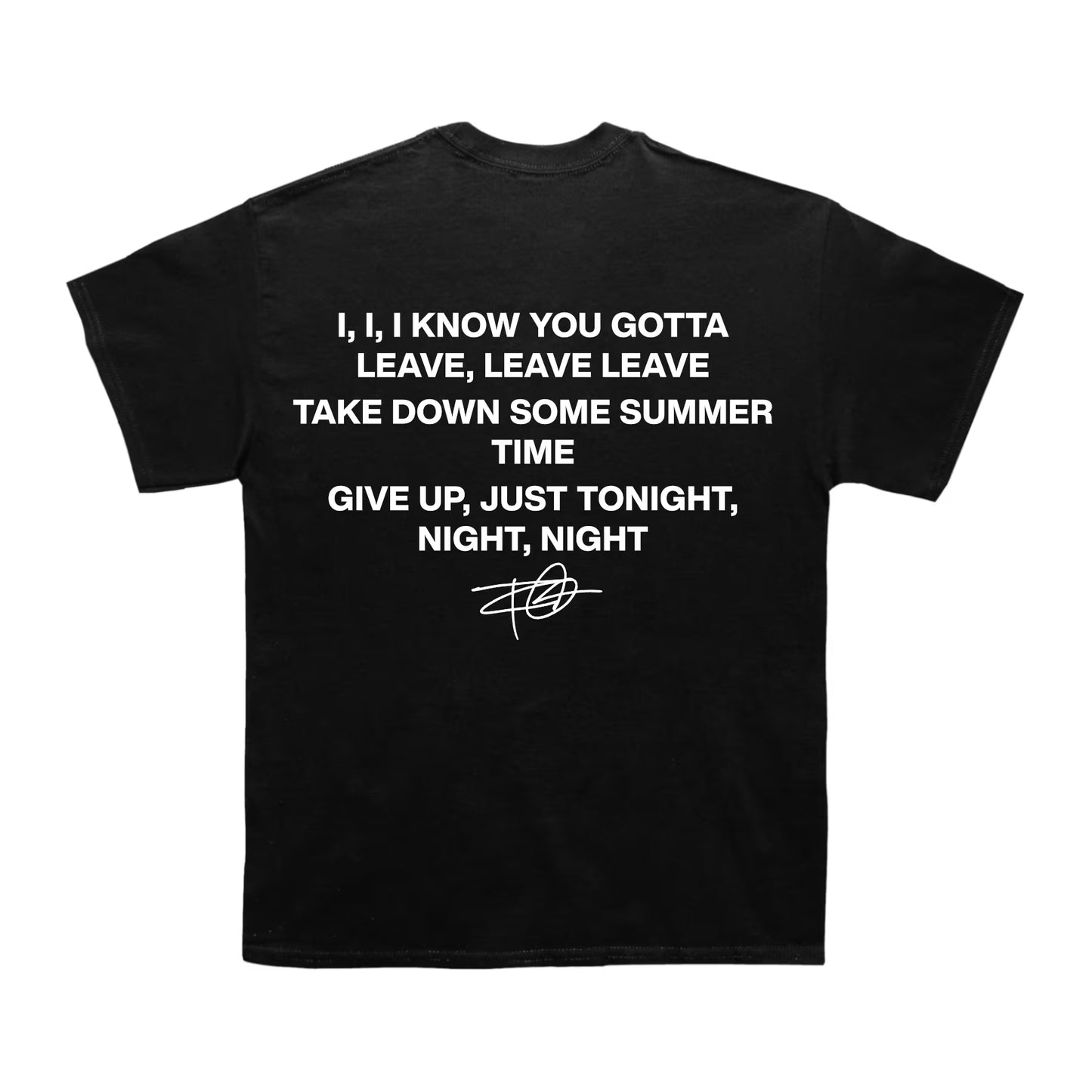 Frank Ocean Self Control Lyrics T-Shirt