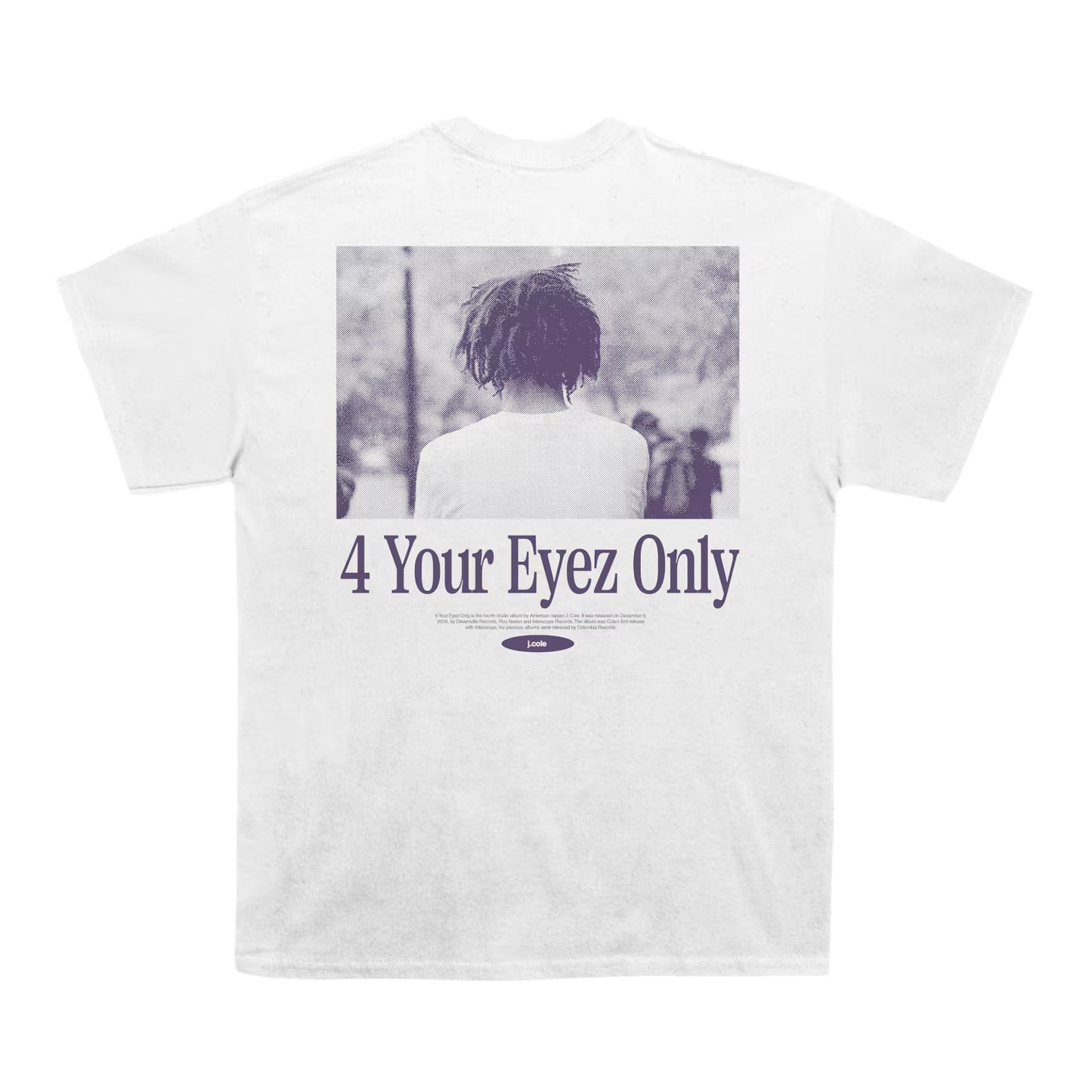 J Cole 4 Your Eyez Only Poster T-Shirt
