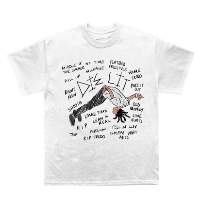Playboi Carti Die Lit Cartoon T-shirt