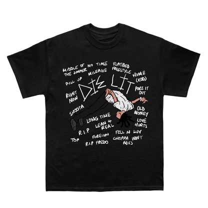 Playboi Carti Die Lit Cartoon T-shirt