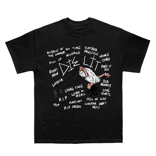 Playboi Carti Die Lit Cartoon T-shirt