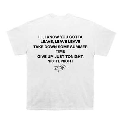 Frank Ocean Self Control Lyrics T-Shirt