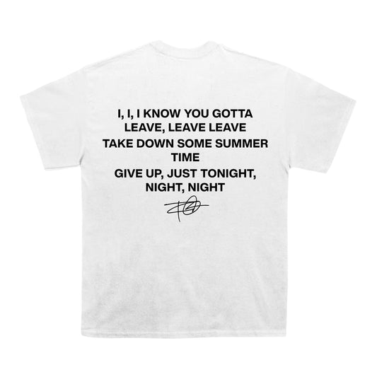 Frank Ocean Self Control Lyrics T-Shirt
