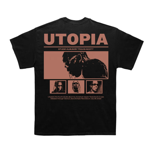 Travis Scott Utopia Poster T-shirt